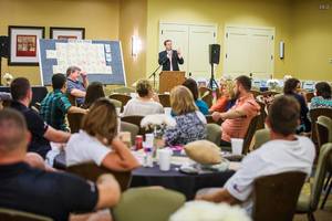 Stu Matthews as Emcee for Rescue Pink (Golf Tournament Dinner & Auction / Live Events)