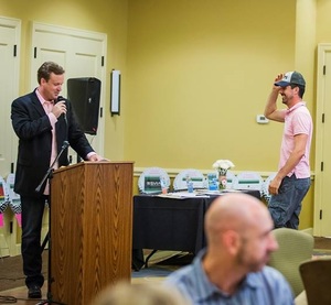 Stu Matthews as Emcee for Rescue Pink (Golf Tournament Dinner & Auction / Live Events)