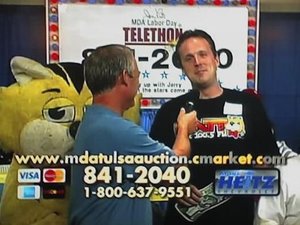 Stu Matthews as Spokesperson for Citadel Broadcasting (MDA Labor Day Telethon / Television)